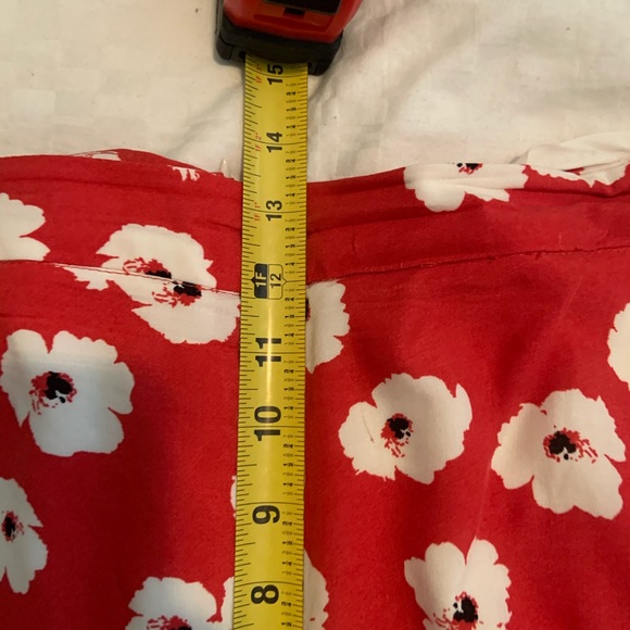 Flared Poppy Patterned Pants - Picture 8 of 9